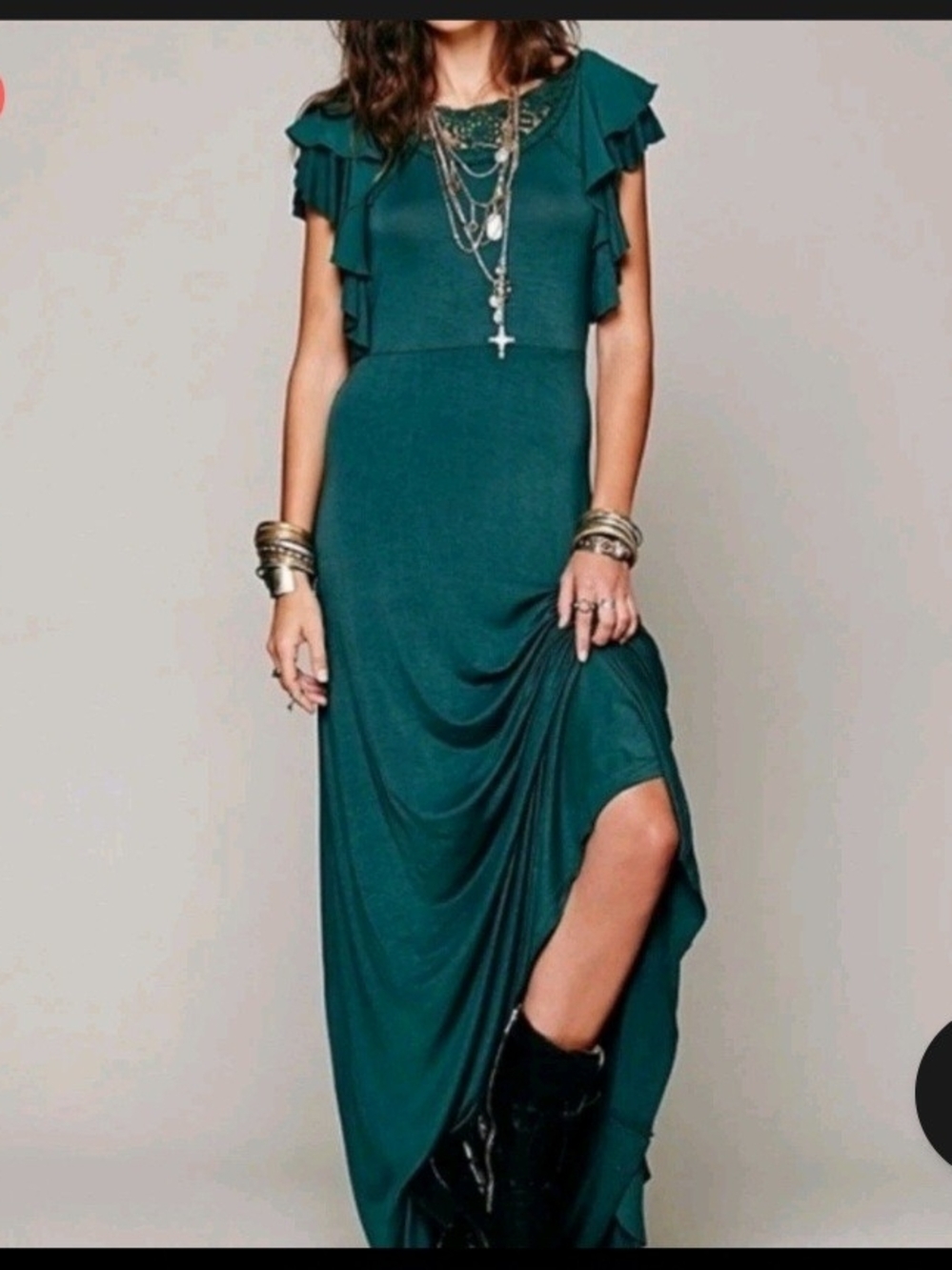 Vintage Free People X Film Noir In GrEEN
